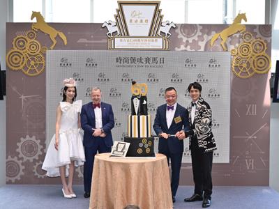 城中名人及紳士淑女盛裝亮相2021東方表行60週年沙田錦標「時尚煲呔賽馬日」