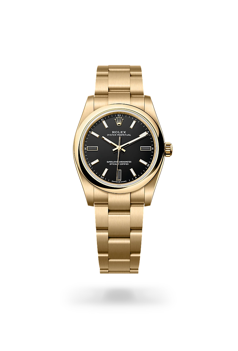 Rolex Oyster Perpetual 34 蠔式，34毫米，黃金