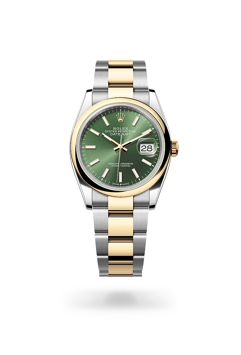 Rolex Datejust 36 蠔式，36毫米，黃金及蠔式鋼