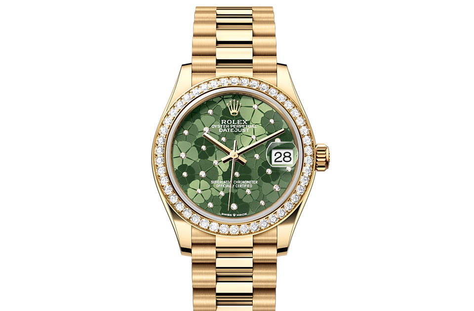 Stikke ud begynde ingeniør Rolex Datejust 31 : 18 ct yellow gold - M278288RBR-0038 - Oriental Watch  Company