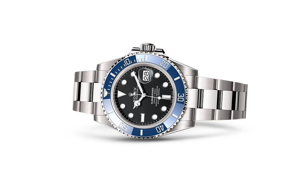 Rolex Submariner Date : 18 ct white gold - M126619LB-0003 - Oriental Watch  Company