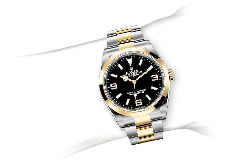 Rolex M124273-0001 劳力士手腕 Explorer  Explorer  Explorer Oyster, 36 mm, Oystersteel and yellow gold