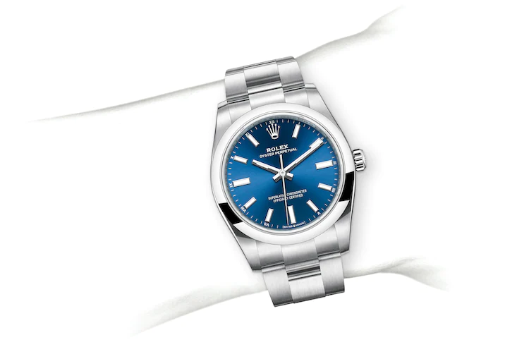 Rolex M124200-0003 assets_on_wrist 勞力士手腕 oyster-perpetual